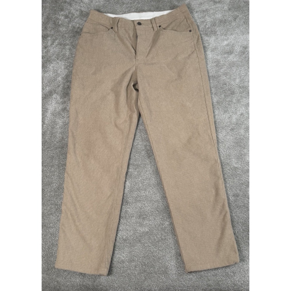 Ministry Of Supply Pants Mens‎ 32x27 Beige Kinetic Corduroy Chino Casual Cords